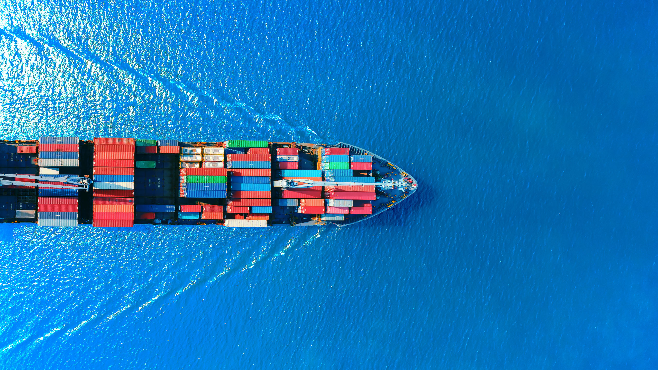 Aerial,Top,View,Container,Ship,Full,Load,Container,For,Logistics